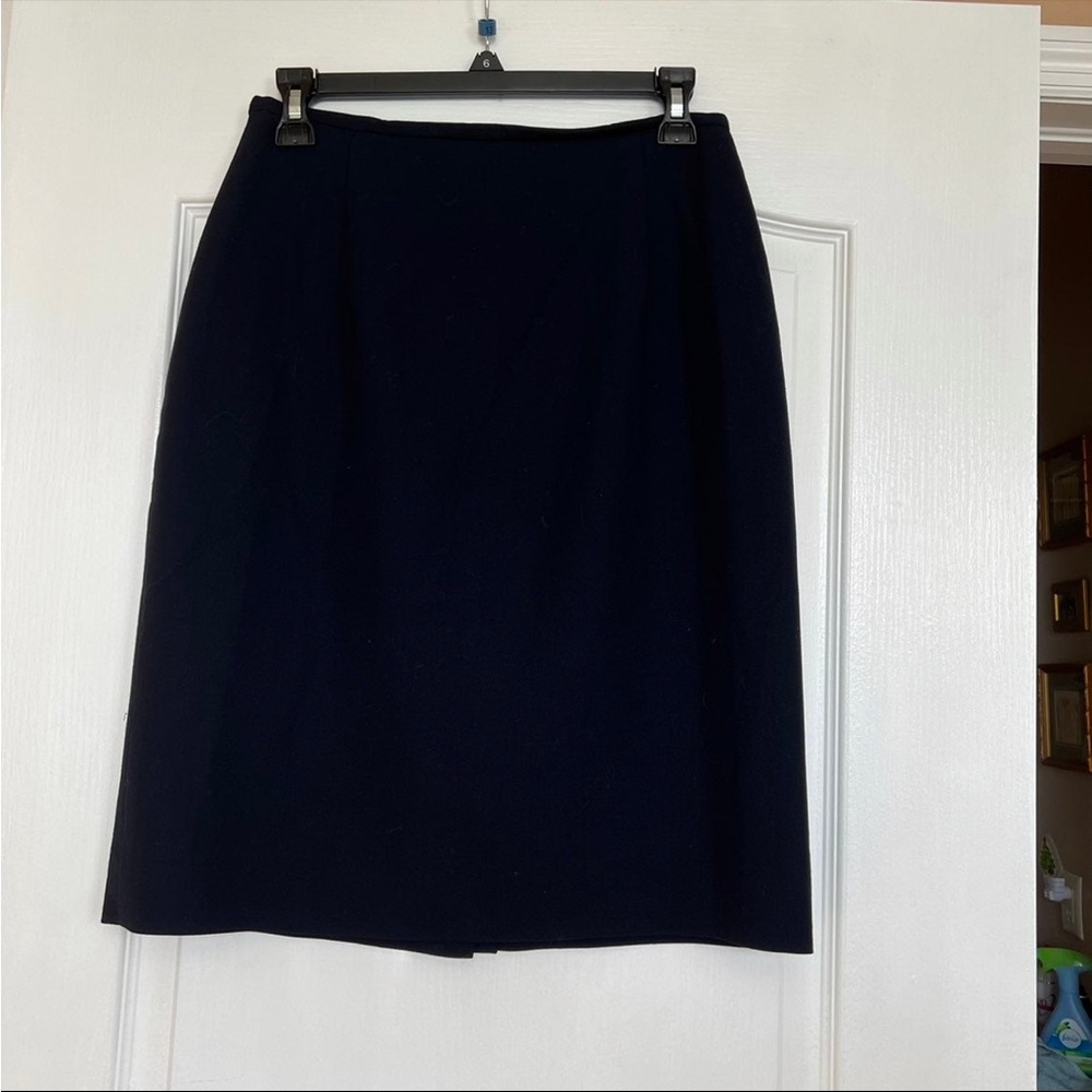 LAUREN Ralph Lauren Navy Blue pencil straight skirt